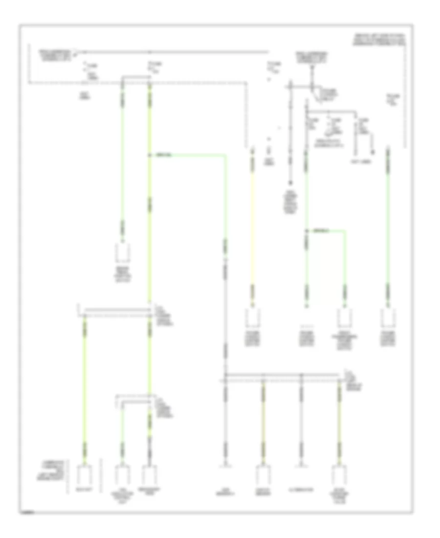 Power Distribution Wiring Diagram (4 of 4) for Honda Element LX 2011