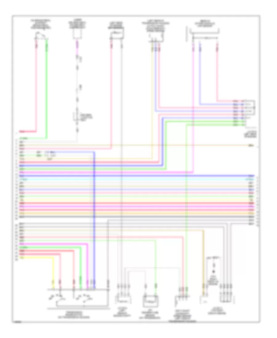 Transmission Wiring Diagram, AT (2 of 3) for Honda Accord Hybrid 2014