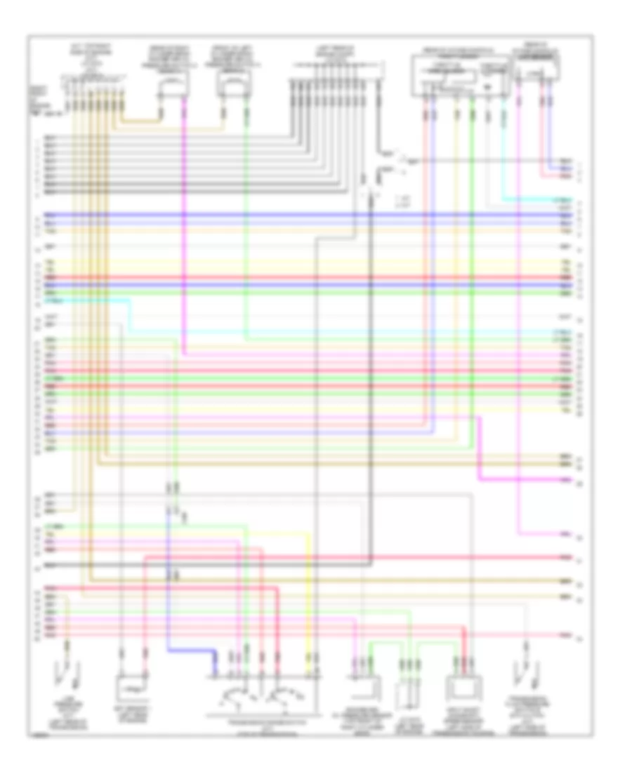 3.5L, Engine Performance Wiring Diagram (6 of 7) for Honda Accord Hybrid 2014