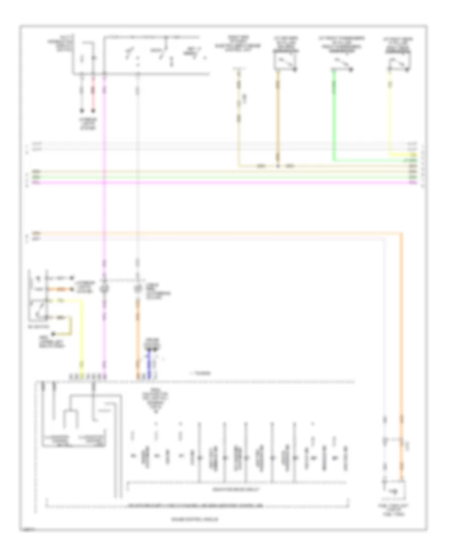 Instrument Cluster Wiring Diagram, Hybrid (2 of 3) for Honda Accord Hybrid 2014
