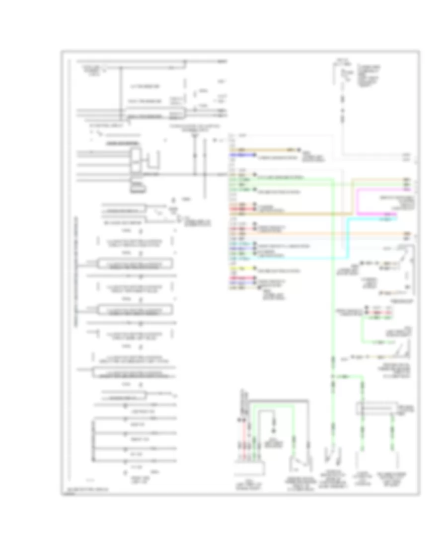 Instrument Cluster Wiring Diagram, Plug-In Hybrid (1 of 3) for Honda Accord Hybrid 2014