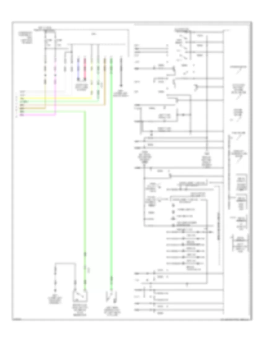 Instrument Cluster Wiring Diagram, Plug-In Hybrid (3 of 3) for Honda Accord Hybrid 2014