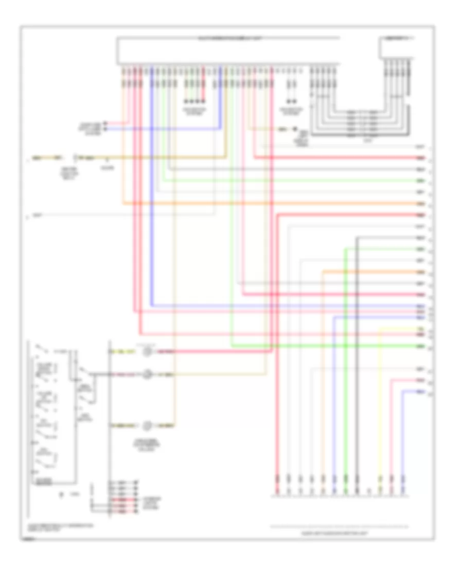 Base Radio Wiring Diagram Except Hybrid without Navigation 2 of 3 for Honda Civic EX 2013