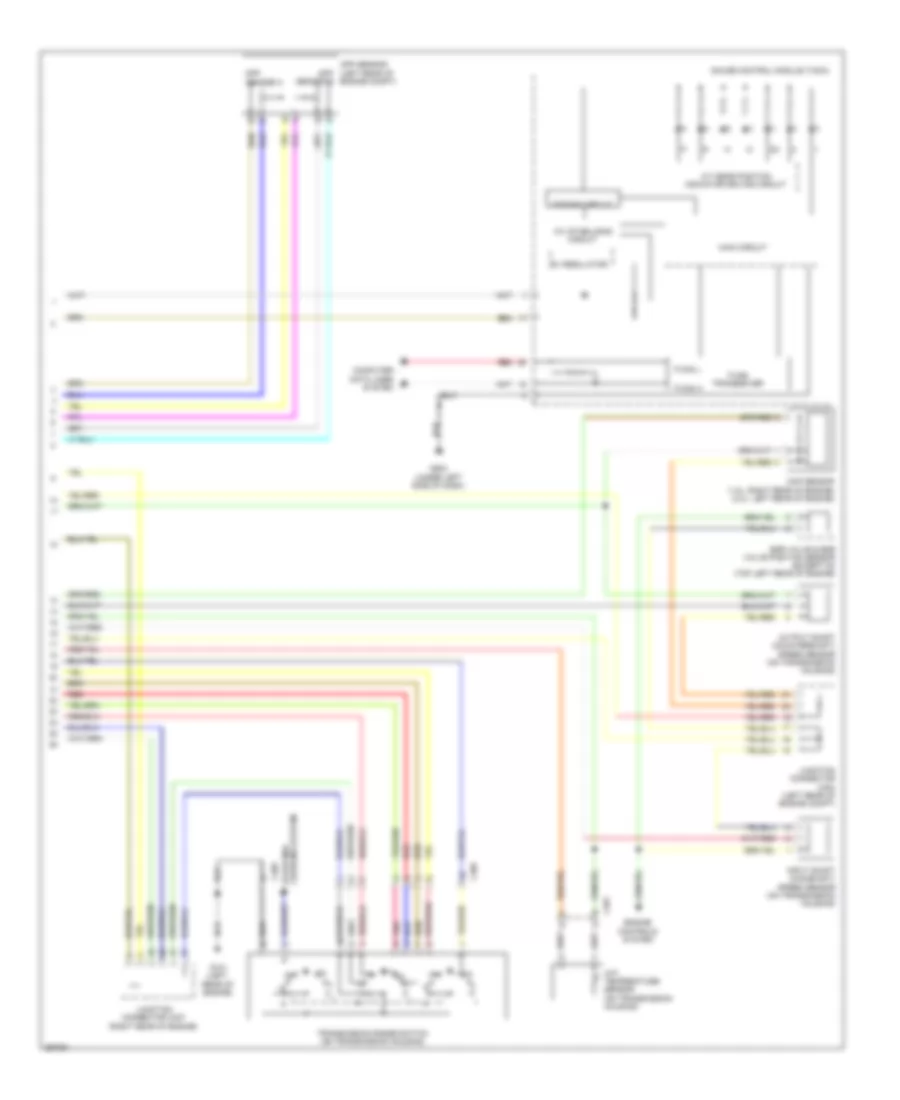 Transmission Wiring Diagram, Except Hybrid (2 of 2) for Honda Civic EX 2013