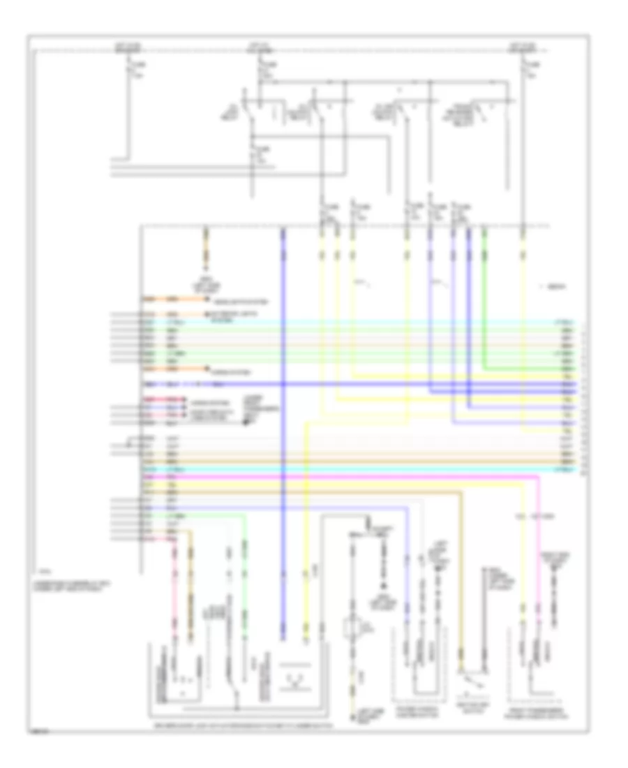 Forced Entry Wiring Diagram Except Hybrid 1 of 2 for Honda Civic EX 2013