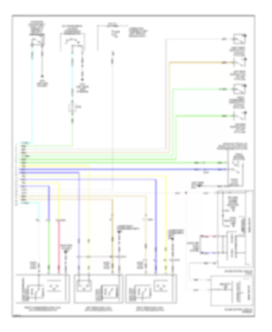 Forced Entry Wiring Diagram, Hybrid (2 of 2) for Honda Civic EX 2013
