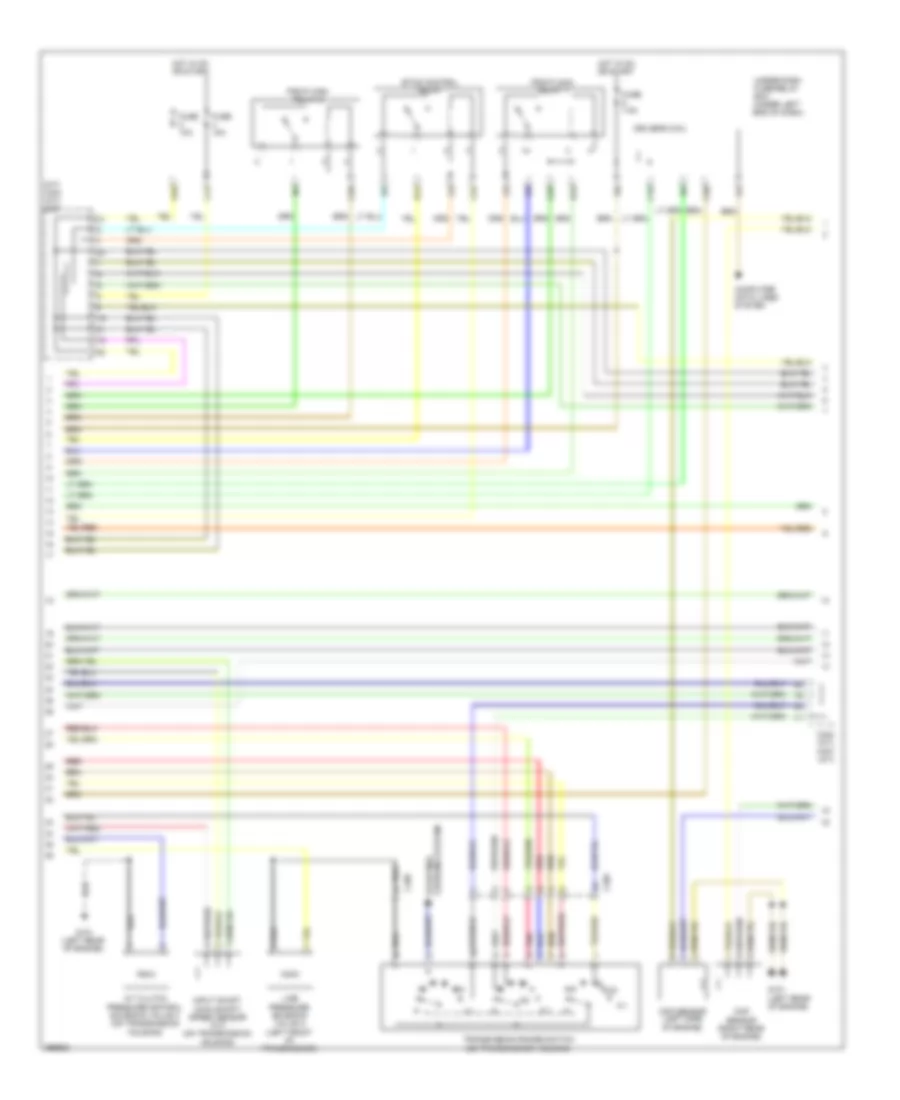 1.8L, Engine Performance Wiring Diagram (4 of 5) for Honda Civic EX 2013