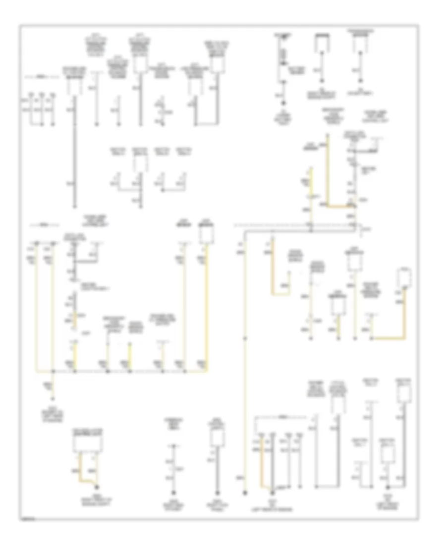 Ground Distribution Wiring Diagram Except Hybrid 1 of 5 for Honda Civic EX 2013