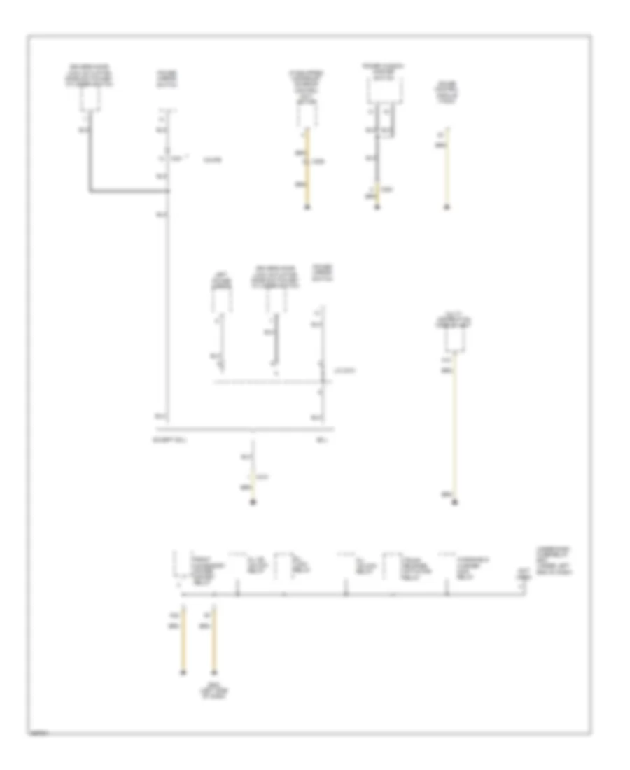 Ground Distribution Wiring Diagram, Except Hybrid (3 of 5) for Honda Civic EX 2013