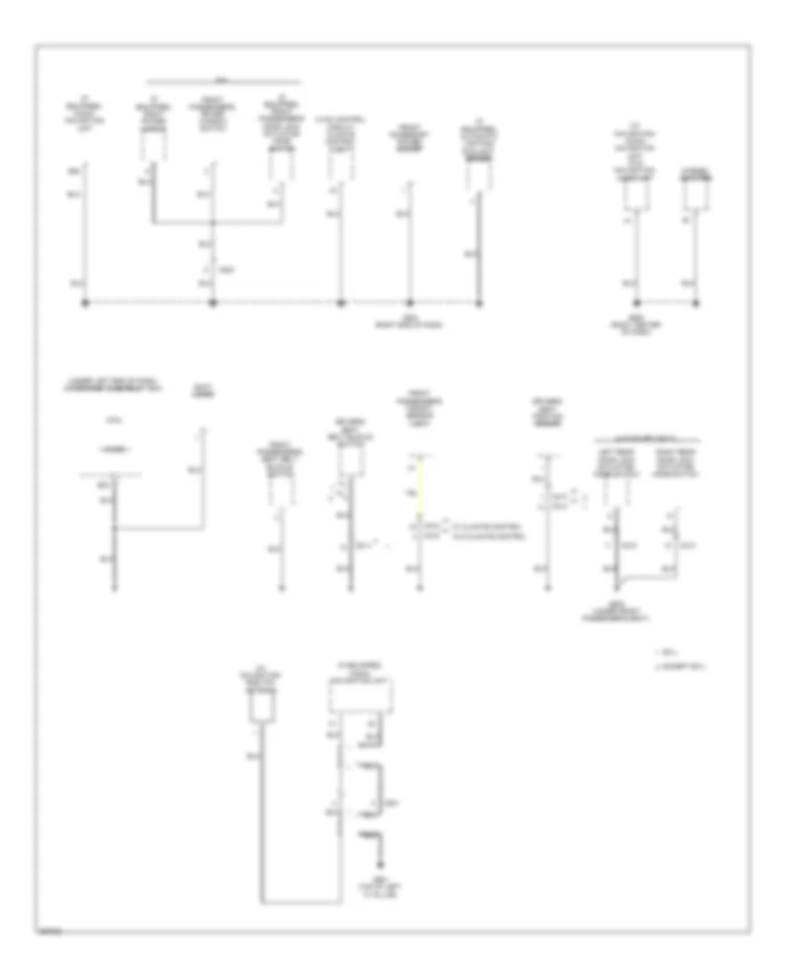Ground Distribution Wiring Diagram Except Hybrid 5 of 5 for Honda Civic EX 2013