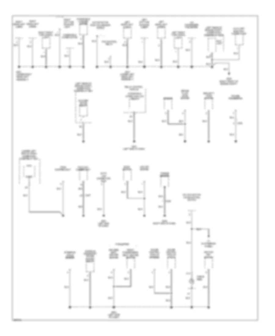 Ground Distribution Wiring Diagram, Hybrid (2 of 4) for Honda Civic EX 2013