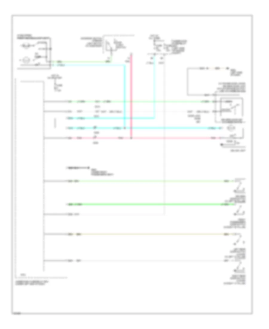Entry Light Timer Wiring Diagram, Except Hybrid for Honda Civic EX 2013