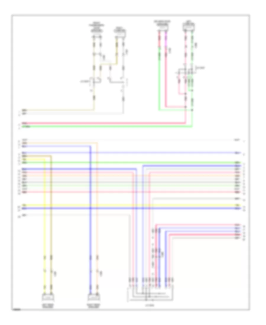 Navigation Wiring Diagram, Except Hybrid Base (2 of 4) for Honda Civic EX 2013