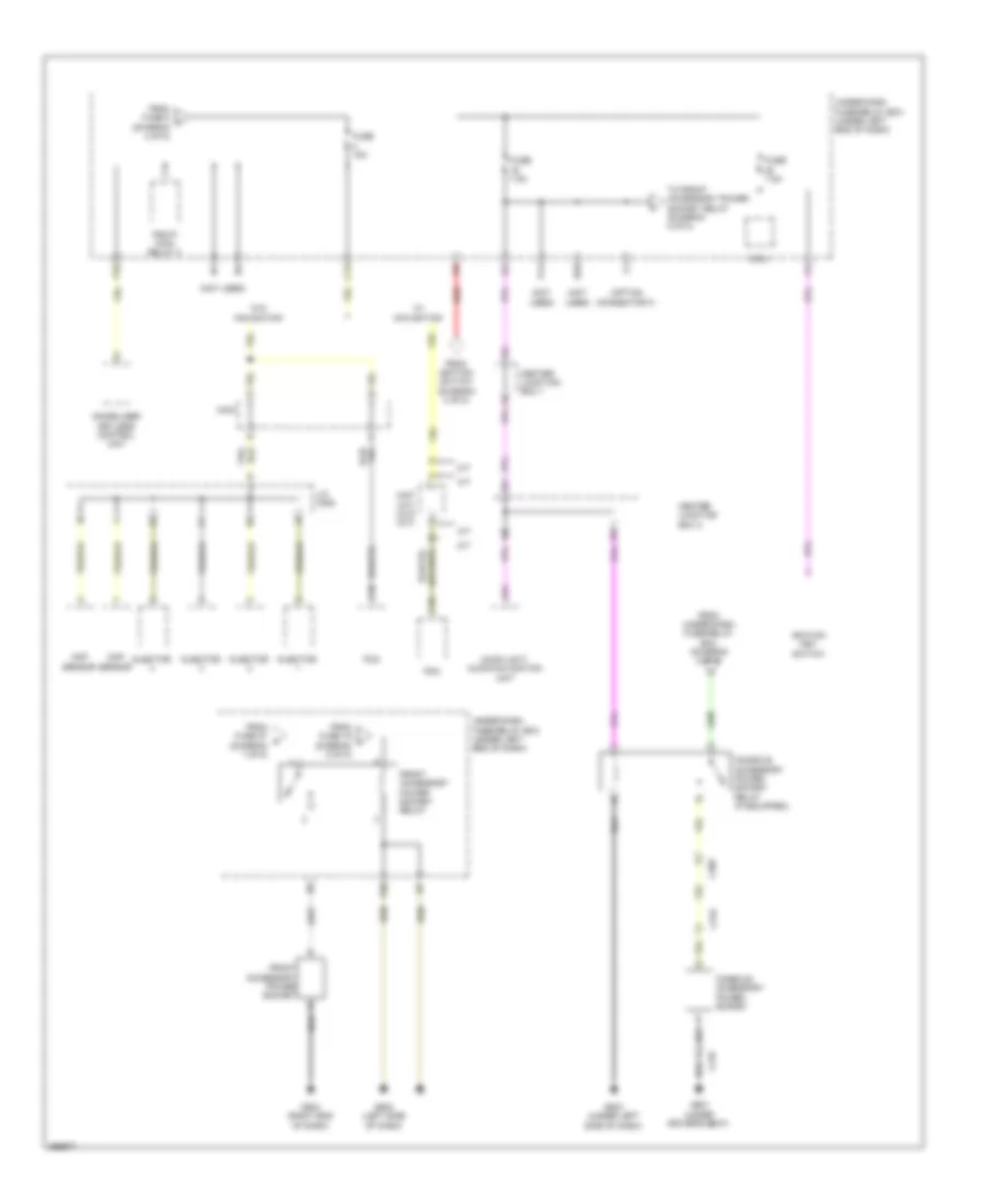 Power Distribution Wiring Diagram, Except Hybrid (5 of 5) for Honda Civic EX 2013