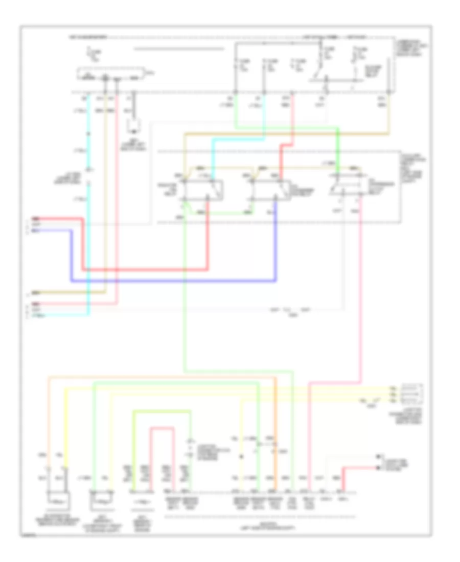 Manual AC Wiring Diagram (2 of 2) for Honda Fit 2011