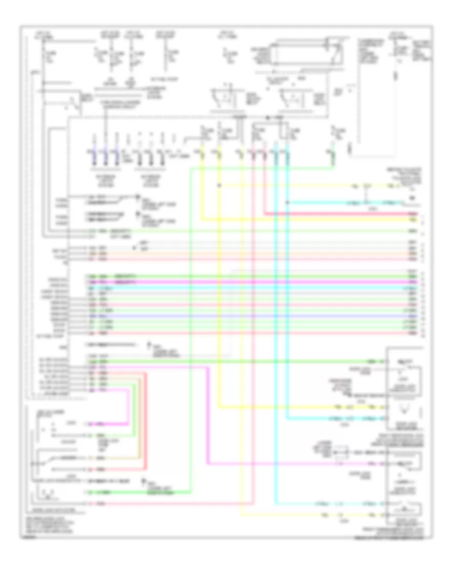Forced Entry Wiring Diagram 1 of 2 for Honda Fit 2011