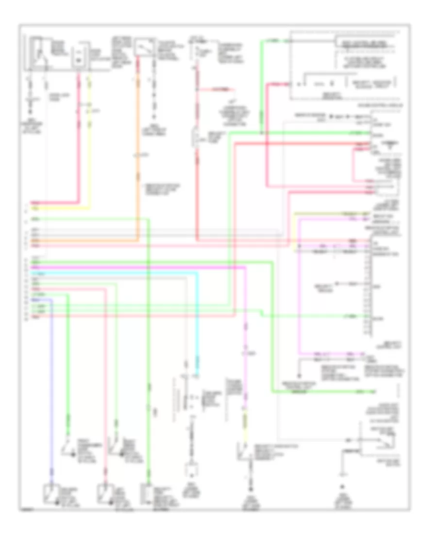 Forced Entry Wiring Diagram (2 of 2) for Honda Fit 2011