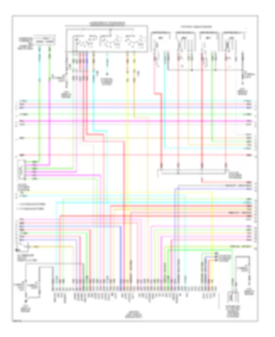 1.5L, Engine Performance Wiring Diagram (3 of 5) for Honda Fit 2011