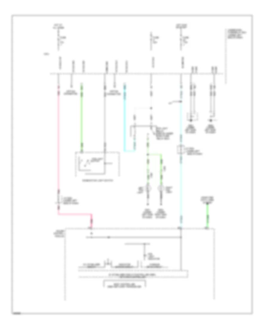 Fog Lamp Wiring Diagram, Factory Installed for Honda Fit 2011
