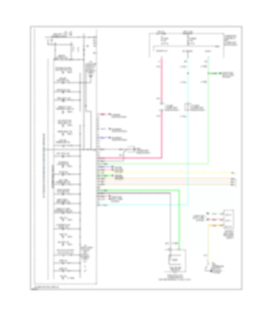 Instrument Cluster Wiring Diagram 1 of 2 for Honda Fit 2011