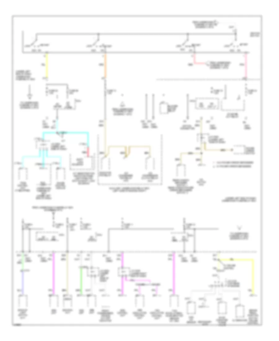 Power Distribution Wiring Diagram (4 of 5) for Honda Fit 2011