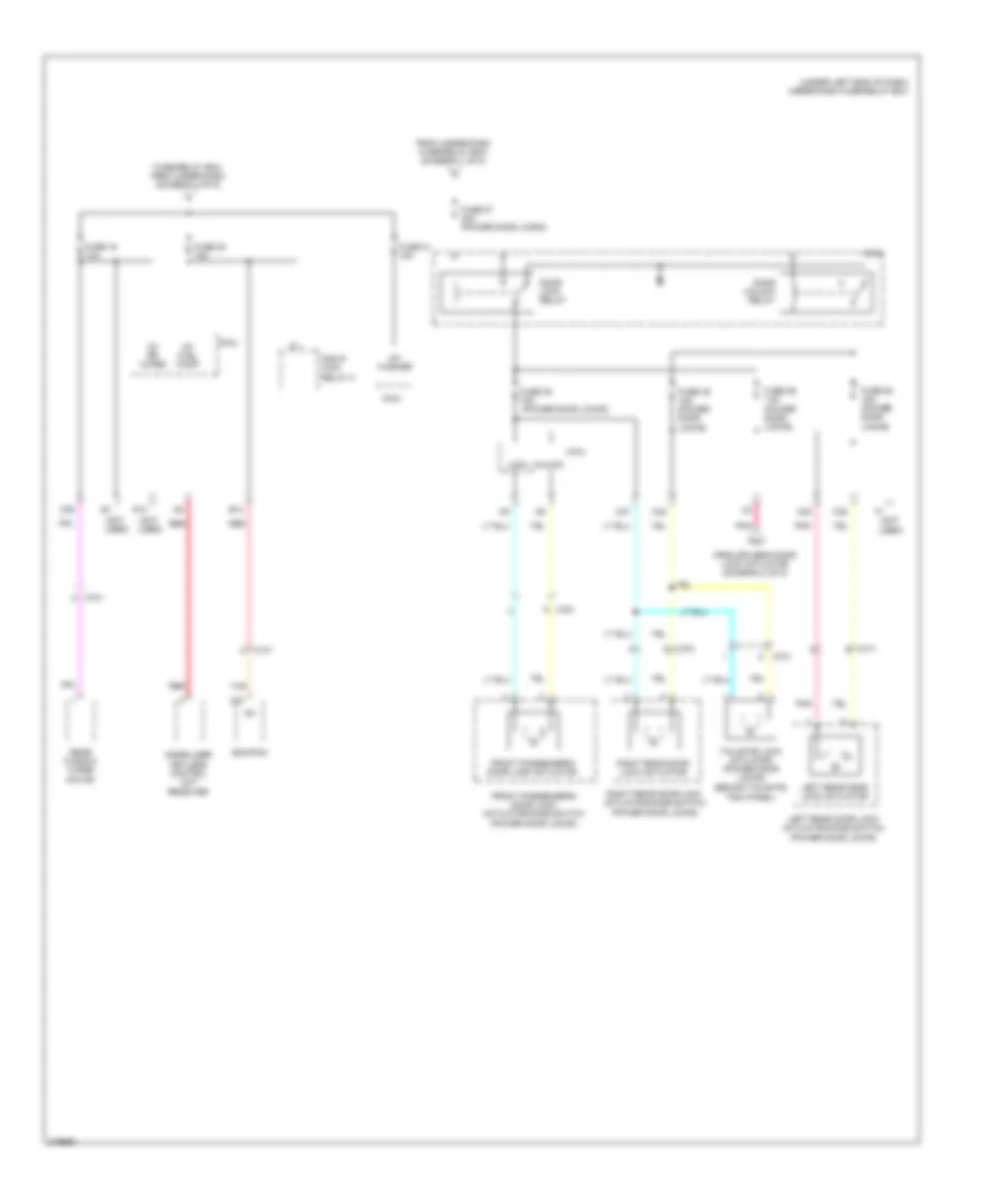 Power Distribution Wiring Diagram (5 of 5) for Honda Fit 2011