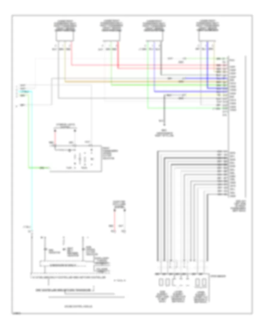 Supplemental Restraints Wiring Diagram (3 of 3) for Honda Fit 2011