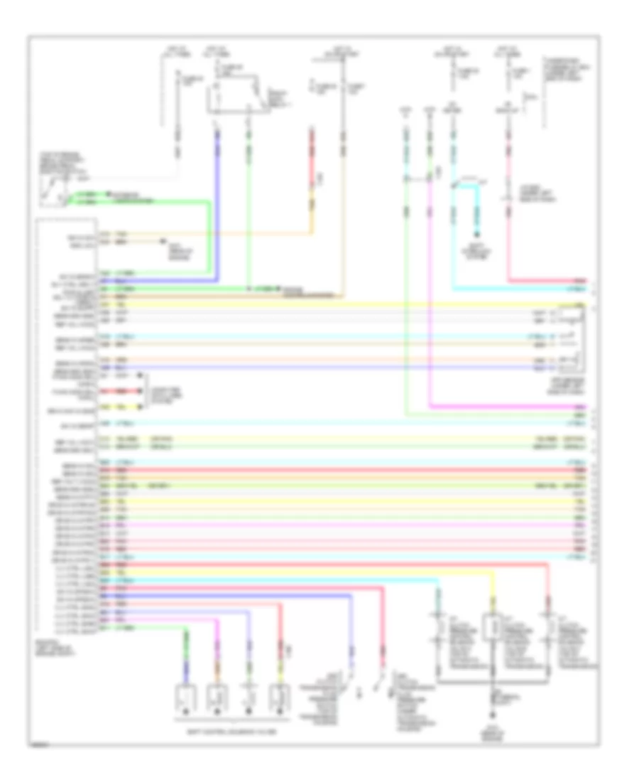Transmission Wiring Diagram 1 of 2 for Honda Fit 2011