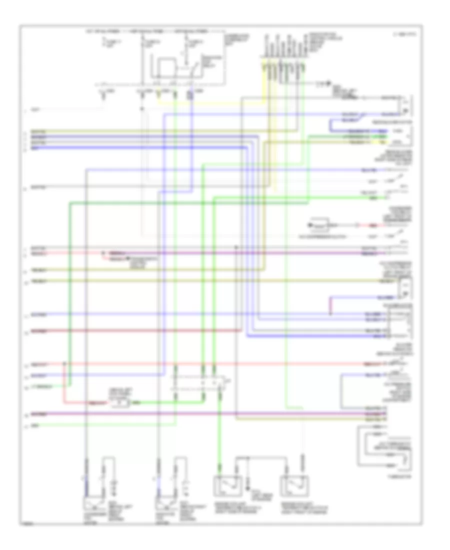 Air Conditioning Wiring Diagrams (2 of 2) for Honda Odyssey LX 1996
