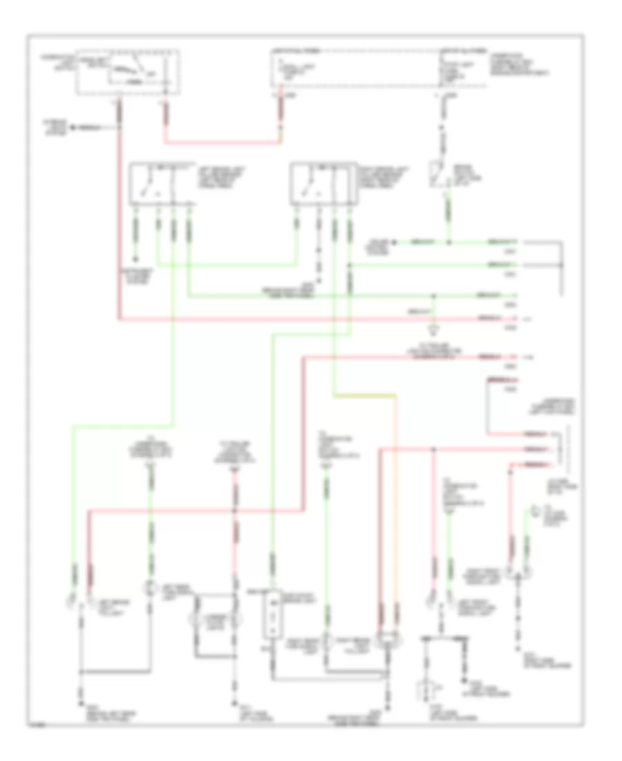 Exterior Lamps Wiring Diagram (1 of 2) for Honda Odyssey LX 1996