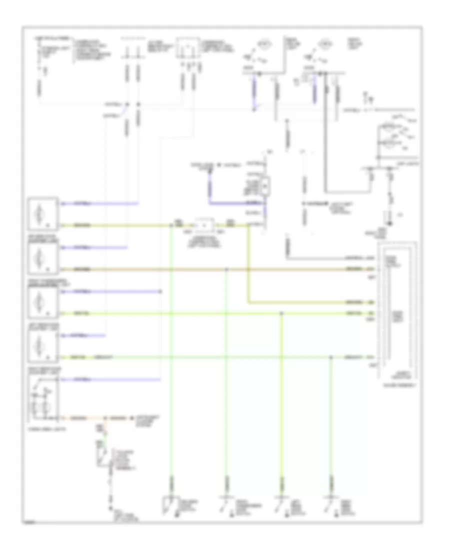 Courtesy Lamps Wiring Diagram for Honda Odyssey LX 1996