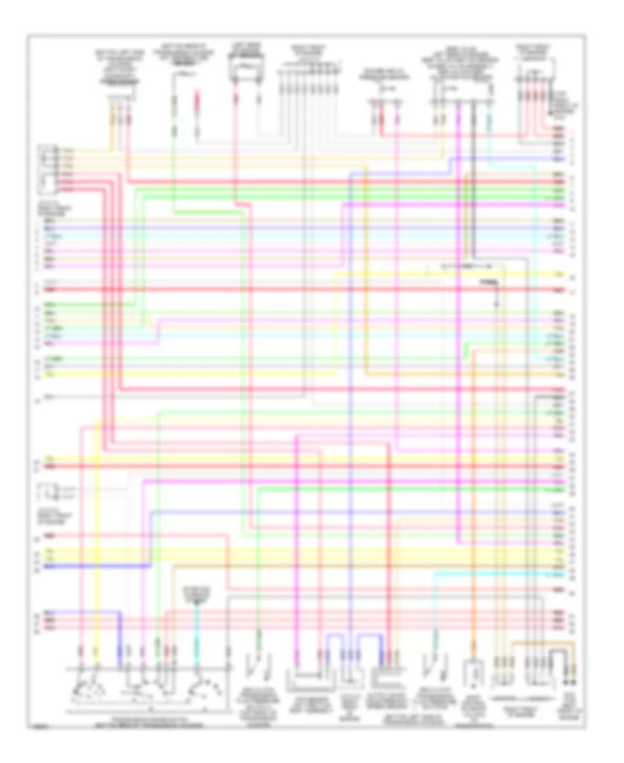 3.5L, Engine Performance Wiring Diagram (5 of 6) for Honda Pilot LX 2014