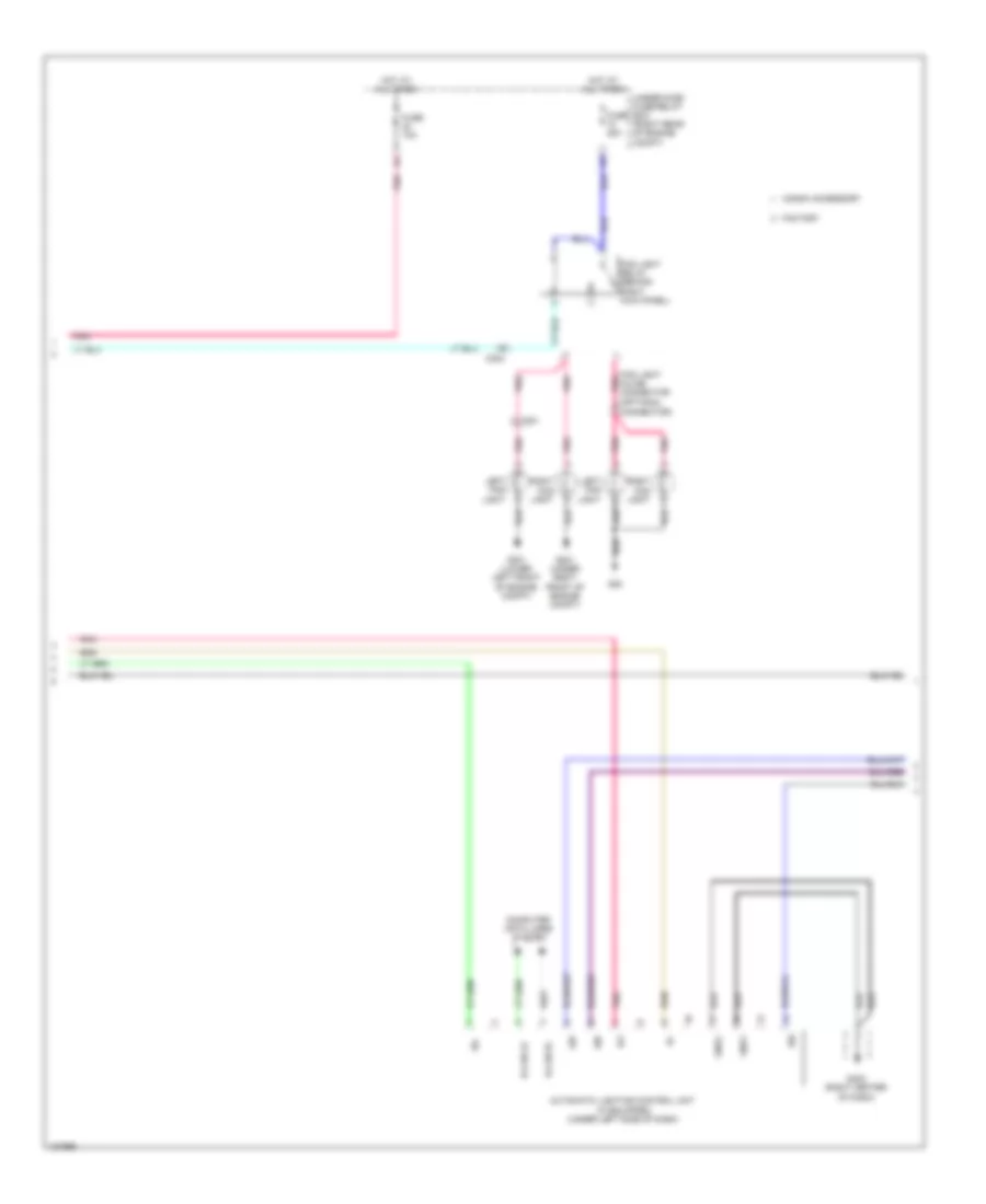 Headlights Wiring Diagram (2 of 3) for Honda Pilot LX 2014