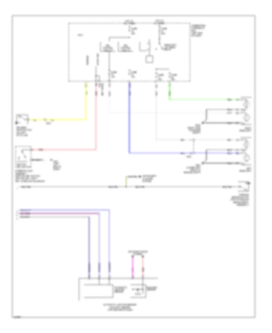 Headlights Wiring Diagram (3 of 3) for Honda Pilot LX 2014