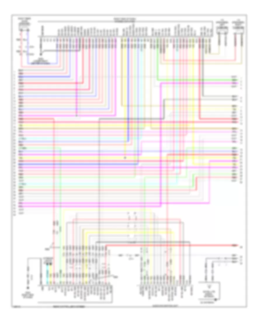 Premium Radio Wiring Diagram, with Navigation (3 of 6) for Honda Pilot LX 2014
