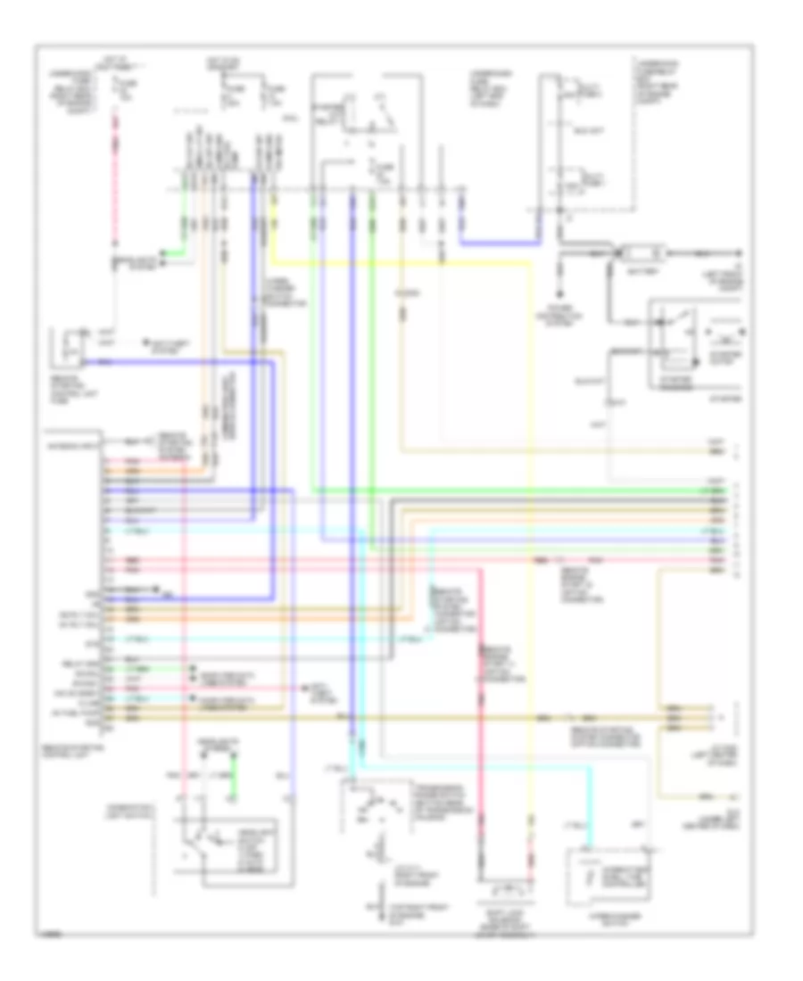 Remote Starting Wiring Diagram (1 of 2) for Honda Pilot LX 2014