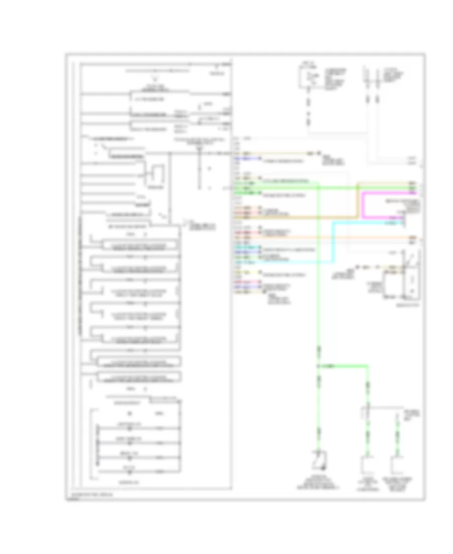 Instrument Cluster Wiring Diagram Hybrid 1 of 3 for Honda Accord Hybrid EX L 2014