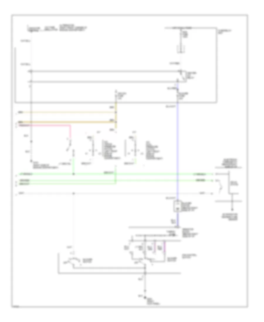 3 2L A C Wiring Diagram 2 of 2 for Honda Passport DX 1996