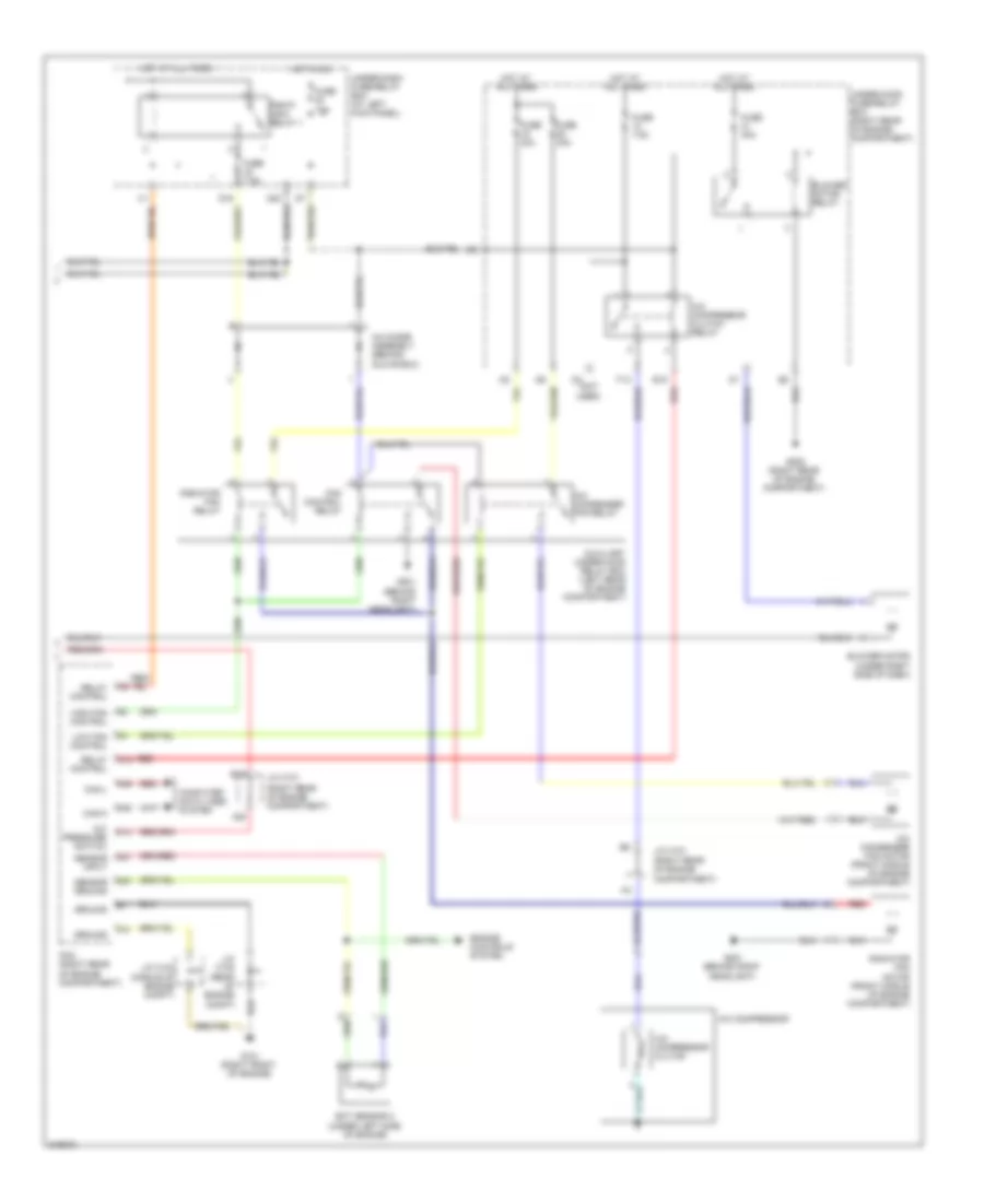 Manual A C Wiring Diagram 2 of 2 for Honda Ridgeline RT 2009