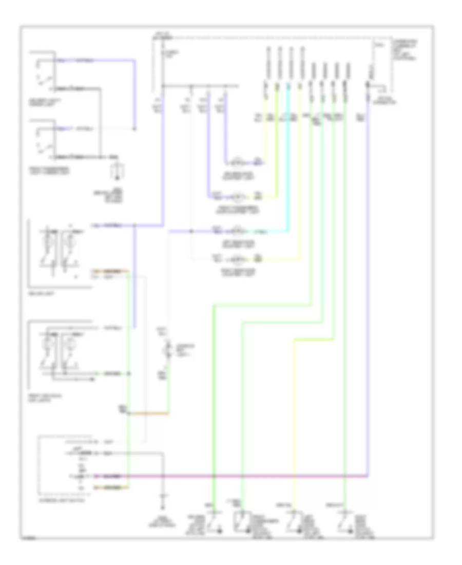 Courtesy Lamps Wiring Diagram for Honda Ridgeline RT 2009