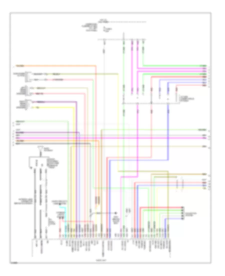 Navigation Wiring Diagram (3 of 3) for Honda Ridgeline RT 2009