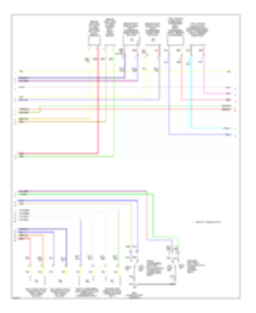 Supplemental Restraints Wiring Diagram (2 of 3) for Honda Ridgeline RT 2009
