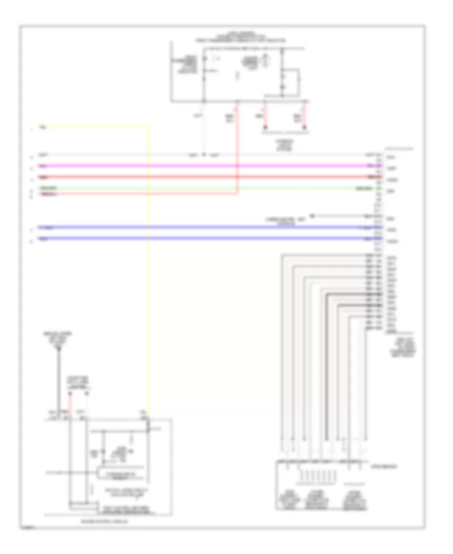 Supplemental Restraints Wiring Diagram 3 of 3 for Honda Ridgeline RT 2009