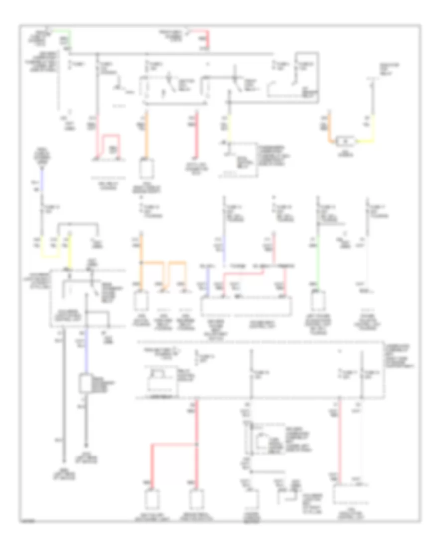 Power Distribution Wiring Diagram 5 of 5 for Honda Odyssey EX 2006