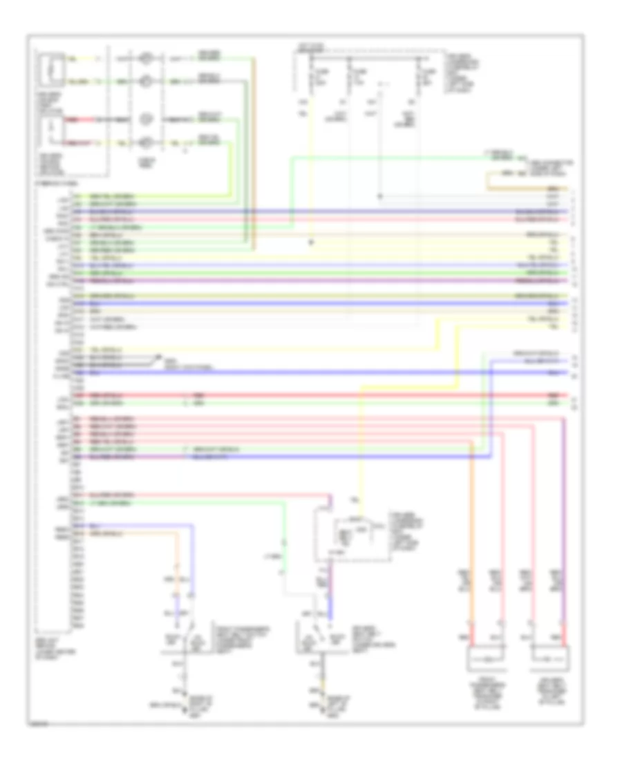 Supplemental Restraints Wiring Diagram 1 of 3 for Honda Odyssey EX 2006