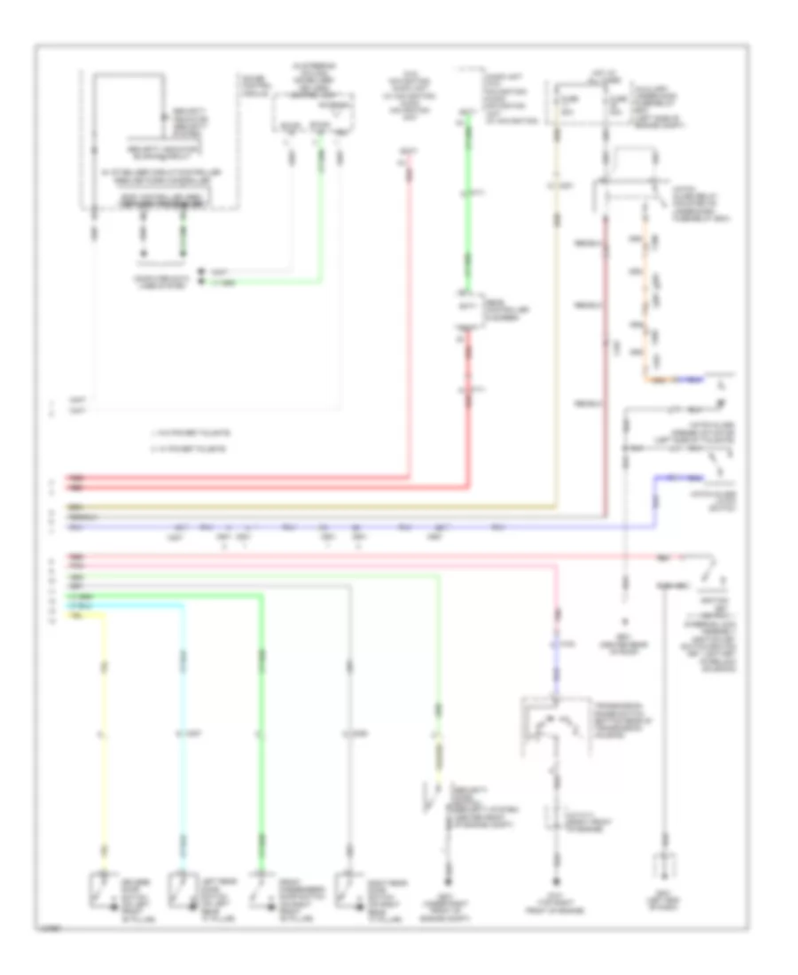 Forced Entry Wiring Diagram 3 of 3 for Honda Pilot Touring 2014