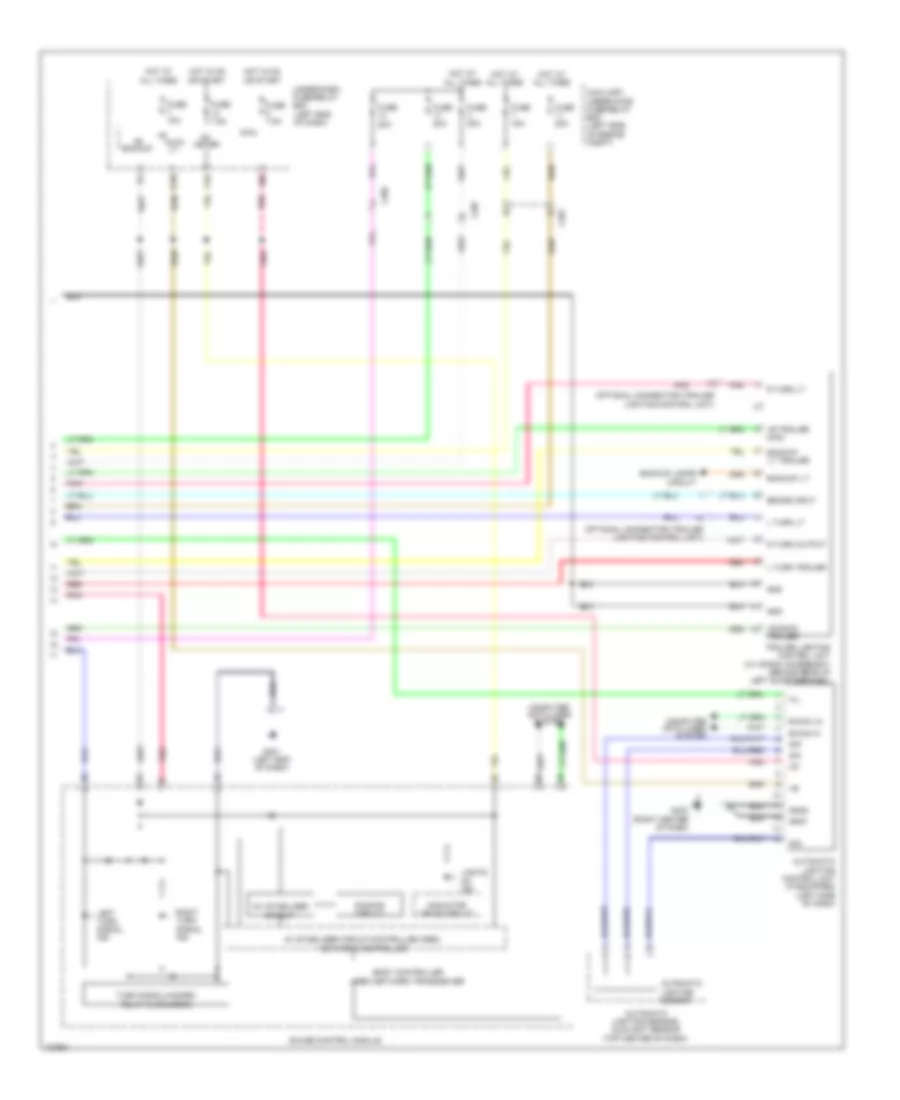 Exterior Lamps Wiring Diagram without Factory Installed Trailer Lighting Connector 4 of 4 for Honda Pilot Touring 2014