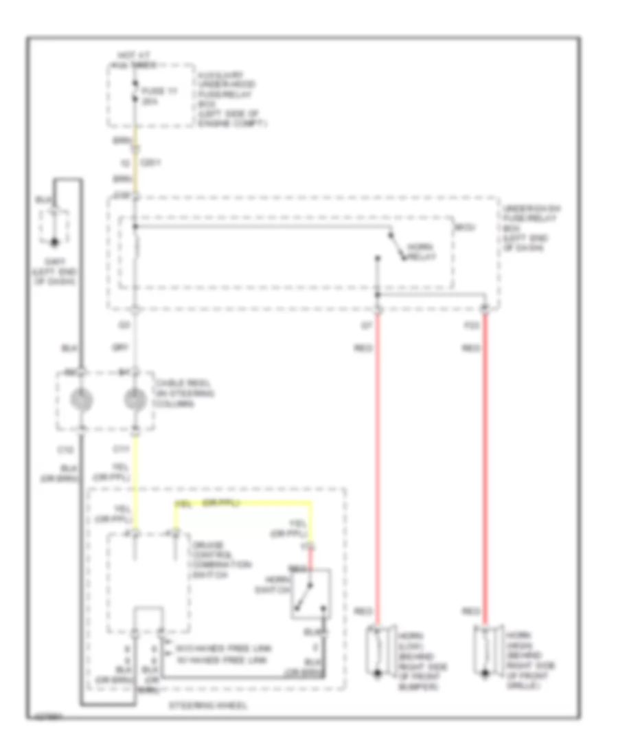 Horn Wiring Diagram for Honda Pilot Touring 2014