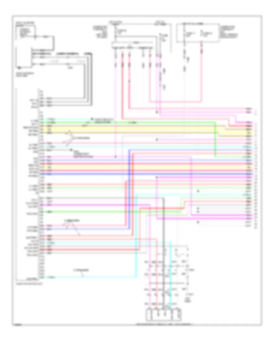 Navigation Wiring Diagram 1 of 6 for Honda Pilot Touring 2014