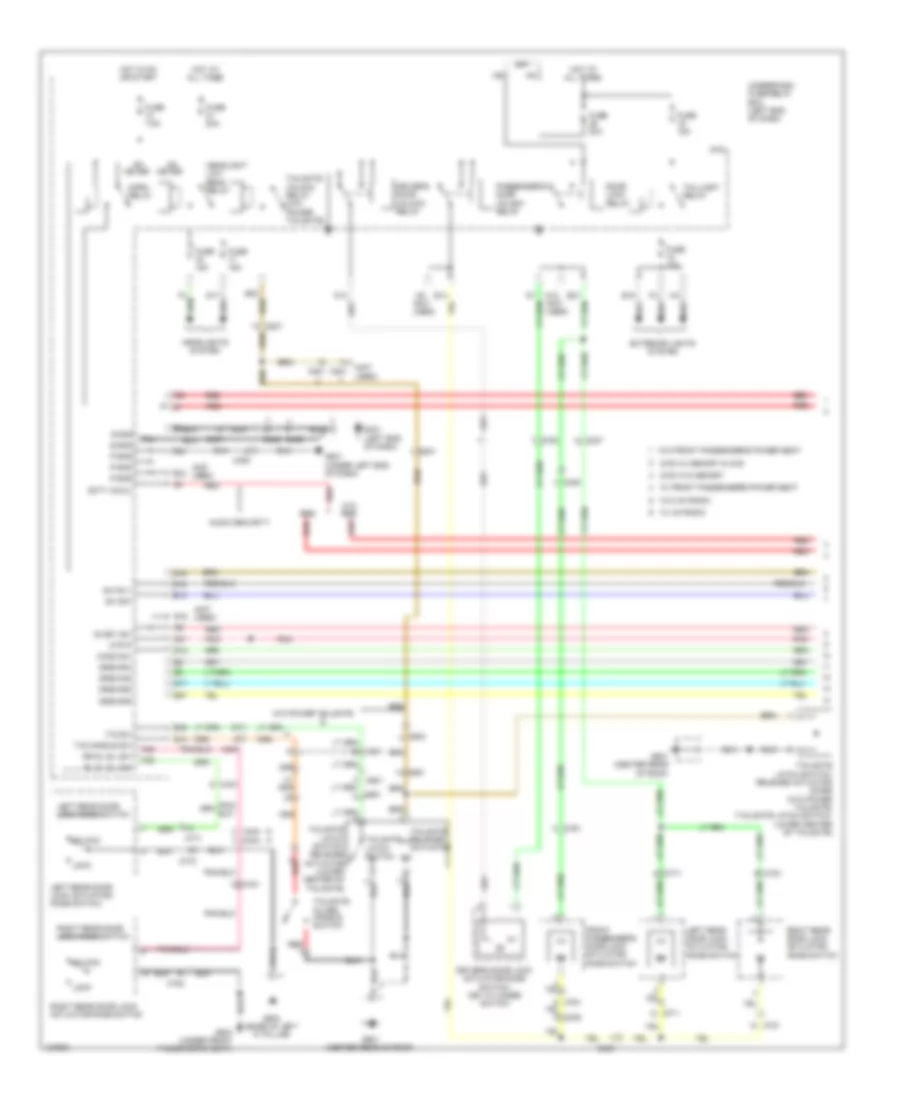 Power Door Locks Wiring Diagram 1 of 3 for Honda Pilot Touring 2014